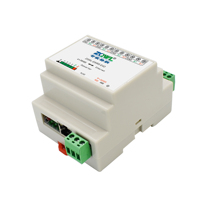 Servidor Serial RS485 Industrial de 4 Puertos para Riel DIN a Convertidor Ethernet con Puerta de Enlace Modbus RTU/TCP y Soporte para Protocolo MQTT