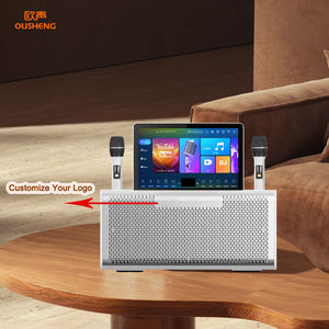 Machine de karaoké pour enfants - Machine de karaoké portable avec microphones, haut-parleurs tout-<span class=keywords><strong>en</strong></span>-un, ensemble de karaoké à domicile - Product Image 3