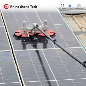 Cepillo de Limpieza Solar con Doble Disco y Pulverización de <span class=keywords><strong>Agua</strong></span>, con Batería de Litio y Panel Fotovoltaico, Herramienta de <span class=keywords><strong>Mantenimiento</strong></span> para Energía Solar - Product Image 1