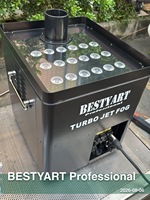 BESTYART/ TURBO JET FOG / Machine à brouillard LED spéciale pour scène verticale 3500w/220v ou 2500w/110v
