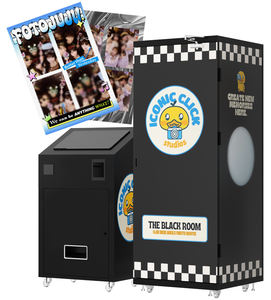 Jlj मल्टी-एंगल 360 टॉप व्यू/बॉटम व्यू ब्लैक फीलिप्स फोटोबूथ 360 कैमरा सेल्फ सर्विस फोटो बूथ मॉल - Product Image 2