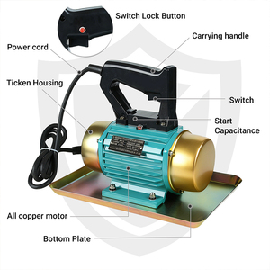 JULANTE ZB-5 Suministro Directo de Fábrica, Llanas Vibratorias Eléctricas para Concreto de 380 <span class=keywords><strong>V</strong></span> 380V 250W - Product Image 2