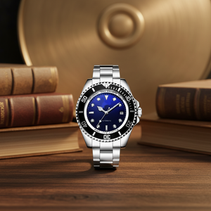 Reloj de Lujo Antiguo Deportivo, Mecánico Manual, para Hombre, de Negocios, con Correa de Acero Inoxidable y Cuero de 20 mm, Resistente al Agua, Esfera de 40 mm, Luminoso - Product Image 5