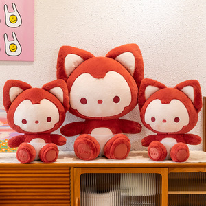 Máquina de garra de dibujos animados, muñeco de zorro A Li, peluches de peluche suave, zorro bebé, Animal de peluche personalizado, juguete de zorro de peluche rojo grande y gordo - Product Image 4