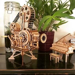 Robotime <span class=keywords><strong>Rokr</strong></span> <span class=keywords><strong>Bois</strong></span> Artisanat LK601 Éducatif Miniature Vitascope Modèle Jouet <span class=keywords><strong>3D</strong></span> Puzzles En <span class=keywords><strong>Bois</strong></span> Pour Adultes - Product Image 5