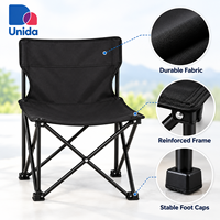Tabouret pliant contemporain en aluminium durable, léger et portable, pour jardin, camping, plage, pique-nique, mobilier d'extérieur