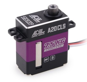 <span class=keywords><strong>Servo</strong></span> AGFRC A20CLS de Alta Velocidad (0.08s), 7.5kg de Torque, Carcasa de Aluminio sin Núcleo, <span class=keywords><strong>Mini</strong></span> <span class=keywords><strong>Servo</strong></span> para Autos <span class=keywords><strong>RC</strong></span> 1/24 - Product Image 2