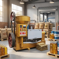 Presse à huile de soja tout-en-un YZYX140WK à prix d'usine, contrôle de température stable, nouveau petit moulin à huile pour entrepreneurs