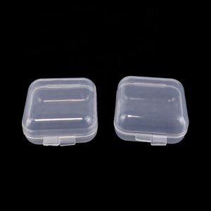 Bán buôn nhỏ vuông vỏ sò rõ ràng hộp nhựa cho các phụ kiện lưu trữ đồ trang sức Earplug bao bì <span class=keywords><strong>container</strong></span> - Product Image 6