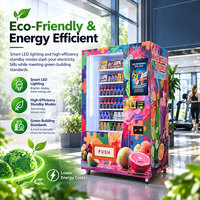 Distributeur automatique de boissons gazeuses grande capacité avec paiement en espèces/pièces/cartes, distributeur commercial de boissons avec compresseur