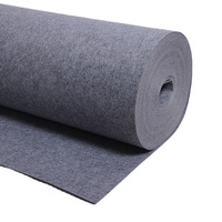 Großhandel 1mm Nadelfilz Vliesstoff 100% ES-Faser Schwerer Abriebfester Filzstoff Roter Hochzeitsteppich Hintergrund