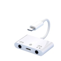 Adaptateur OTG 3 en 1, prend en charge la lecture audio et la charge, sortie AC, compatible avec iPhone, tout neuf