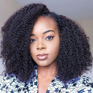 Sâu xoăn U phần tóc giả, tóc con người tóc, tự nhiên tìm kiếm, dễ dàng để cài đặt, hoàn hảo cho hàng ngày & bên sử dụng - Product Image 6