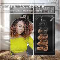 En gros, Mèches synthétiques élastiques à boucles françaises et spirales, en fibre haute température, style boucles lâches italiennes, pour tressage volumineux, 150g
