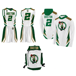 Uniforme de Baloncesto Ligero, Transpirable, Personalizable, de Talla Grande, con Diseño Único - Product Image 1