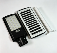 Sensor Gerak PIR Lampu Jalan Tenaga Surya All In One Kontrol Jarak Jauh IP65 Tahan Air Lampu LED Taman Jalan Luar Ruangan