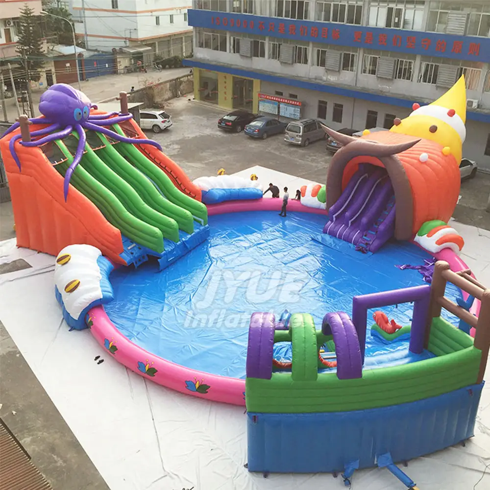 Dependable Quality Summer Backyard Amusement Park Small Water Games Inflatable Water Park