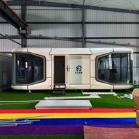 Maison capsule moderne préfabriquée de haute qualité, cabine de luxe, pod de couchage, villa mobile, bureau, appartement, tout en un, portable