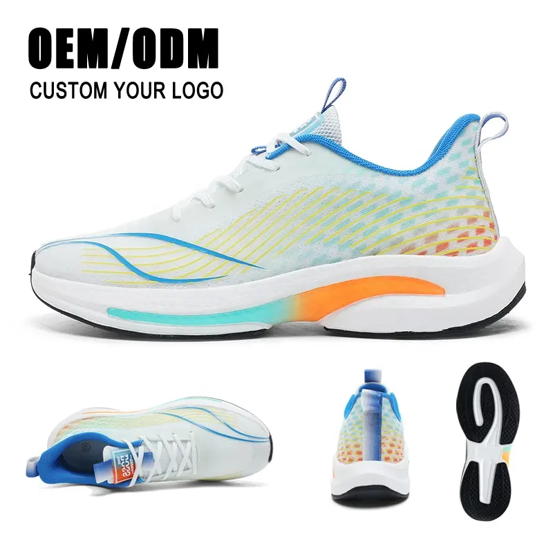New Arrival Big Size Mens Shoes Custom Breathable Mesh Man Casual Sport Running Shoes Sneakers For Men