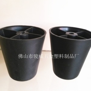 ขาเฟอร์นิเจอร์พลาสติกสีดำ ขนาด 80 มม. 8 จุด ติดตั้งง่าย ดีไซน์อุตสาหกรรม - Product Image 1