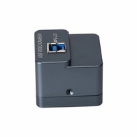 Microscope numérique USB pour l'enseignement et la médecine, avec caméra connectée à l'ordinateur