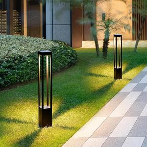 โคมไฟสนามกลางแจ้งแบบเสา ขนาด 300 มม. 600 มม. 800 มม. กำลังไฟ 7 วัตต์ 12 วัตต์ ไฟ LED สำหรับสวน  รับผลิตตามสั่งขายส่ง - Product Image 5