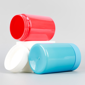 Flacon capsule personnalisé bleu rouge blanc, emballage pharmaceutique, flacon en plastique PET, pot à pilules pour produits de santé avec bouchon à vis - Product Image 5
