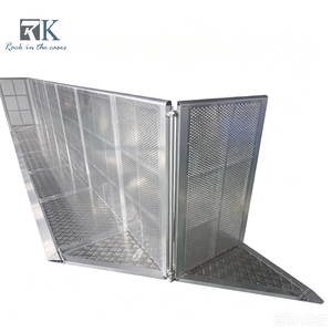 Barrière pliable en aluminium à prix abordable pour événements, concert et contrôle des foules - Product Image 1