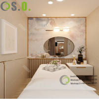Table de manucure pour salon de beauté, présentoir pour salon de beauté, étagère pour salon de beauté, présentoir pour produits