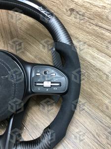 <span class=keywords><strong>Volant</strong></span> de direction pour <span class=keywords><strong>Mercedes</strong></span> Benz <span class=keywords><strong>AMG</strong></span>, <span class=keywords><strong>prix</strong></span> d'usine, <span class=keywords><strong>carbone</strong></span> et alcantara avec boutons LCD - Product Image 3