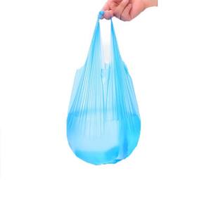 Sac poubelle géant en plastique pour usage domestique et commercial, sac poubelle noir épaissi en LDPE avec soufflet - Product Image 1