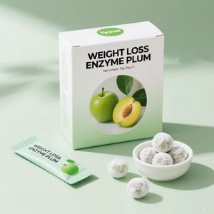 Suplemento adelgazante de ciruela, fórmula enzimática natural para un control de peso saludable, suplemento dietético - Product Image 1