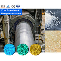 Machine de revêtement sous vide PVD pour perles de résine LANE, ligne de production d'engrais composé NPK, machine de revêtement rotative