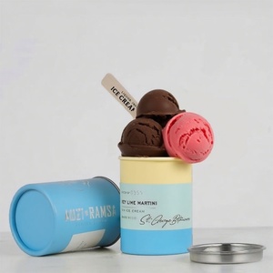 Customized Biodegradable Eco-Friendly Recycled Paper Cylinder <b>Jars</b> with Four-Color Printing & Hot Stamping for Food Packaging - Product Image 3