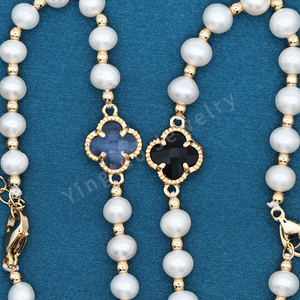 Oxy & T — bracelet en perles d'eau douce naturelles, ajustable 14k, en argent, bon poids, prix d'usine, livraison rapide - Product Image 5