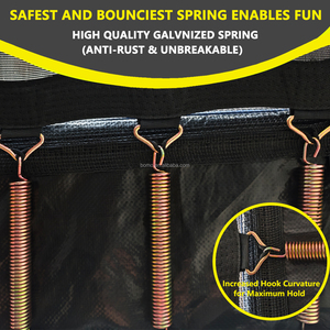 <span class=keywords><strong>Trampoline</strong></span> Zoshine Premium Budget 7x11FT, structure rectangulaire avec rembourrage de sécurité épais pour le divertissement des enfants - Product Image 3