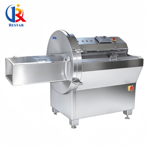 เครื่องตัดเนื้อหมูแบบเกล็ดความเร็วสูง เครื่องตัดไส้กรอกแช่แข็ง เครื่องตัดเนื้อหมูสำหรับทำอาหารกลางวัน เครื่องตัดไส้กรอกชีส เครื่องหั่นสับและหั่นเป็นชิ้น - Product Image 1