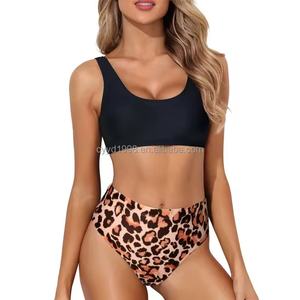 ชุดบิกินี่เซ็กซี่แบบใหม่สำหรับผู้หญิง ผ้าเนื้อนุ่ม ระบายอากาศได้ดี พร้อมเสื้อคลุม สำหรับผู้ใหญ่ ขายส่งชุดชายหาด ทำจากผ้าสแปนเด็กซ์/โพลีเอสเตอร์ - Product Image 2