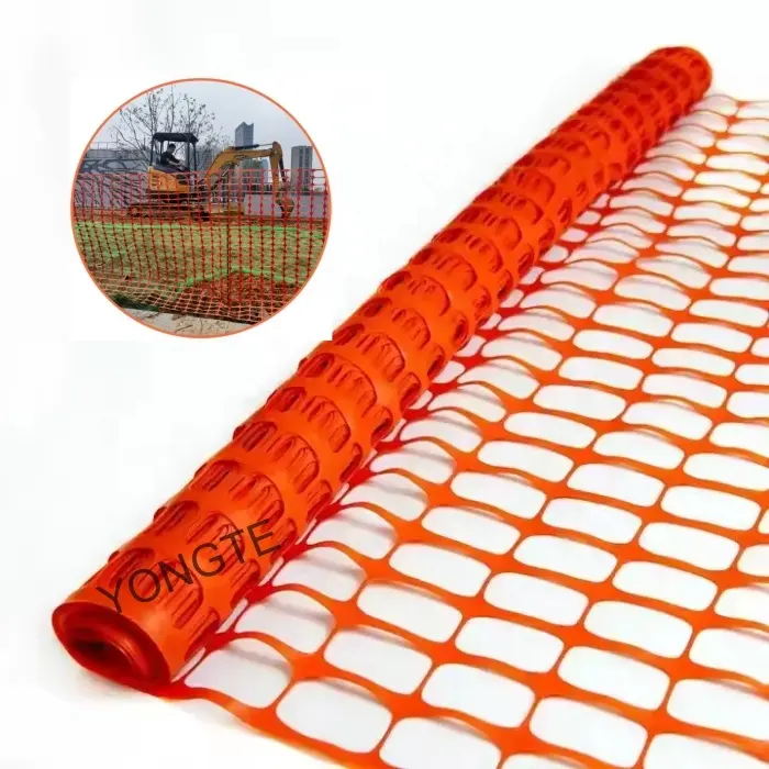HDPE fence 5kg orange plastic safety net for construction site safety fence
