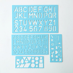 Nouveau Kit de Gabarits de Dessin Multicolores <span class=keywords><strong>en</strong></span> Plastique Non Toxique <span class=keywords><strong>pour</strong></span> Enfants, Modèle 2026, Chiffres Anglais Colorés, Sûr et Polyvalent <span class=keywords><strong>pour</strong></span> le Bricolage - Product Image 2