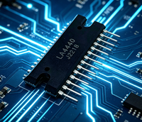 Circuit intégré d'amplificateur de puissance audio double canal LA4440 ZIP-14