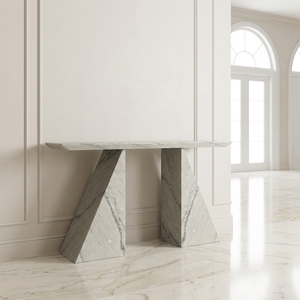<span class=keywords><strong>Console</strong></span> d'entrée en marbre gris <span class=keywords><strong>moderne</strong></span>, durable et de haute qualité, pour la maison et l'atelier - Product Image 2