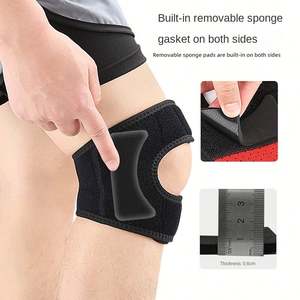 Genouillères de sport épaisses, flexibles et réglables en néoprène pour le basketball, la course à pied, l'alpinisme, ceinture de protection de la rotule respirante pour l'extérieur - Product Image 4