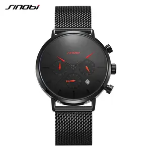 Relógio de marca de designer de logotipo personalizado, relógio digital cronógrafo masculino pulseira de aço inoxidável à prova d' água relógios de quartzo