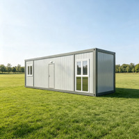 Maison préfabriquée isolée écologique, maison modulaire portable, mini-maison mobile pour appartement individuel