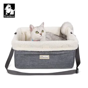 Truelove Convenient Use of Vehicle Pet Carrier in Car at Home Pet Basket for Dog Cats Easy Storage Washable Foldable Bed