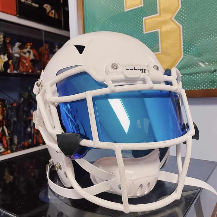 Visor Football Color Football Visor, Fits Most Helmet Brands