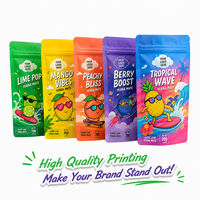 Bolsa Personalizada Tipo Stand-up para Yerba Mate, Bolsa de Embalaje para Té de Hojas Sueltas, Bolsa de Mylar con Cierre Hermético de Grado Alimenticio, Servicio OEM