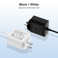 PD 27w Chargeur Rapide AU Plug 5.1V/5A 9V/3A 12V/2.25A 15V/1.8A Adaptateur AC/DC pour Raspberry PI 3 4 5 avec Connecteur DC Type C