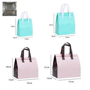 Sac isotherme jetable en aluminium non tissé, petit format, pour boissons froides et chaudes, café, livraison de nourriture - Product Image 4